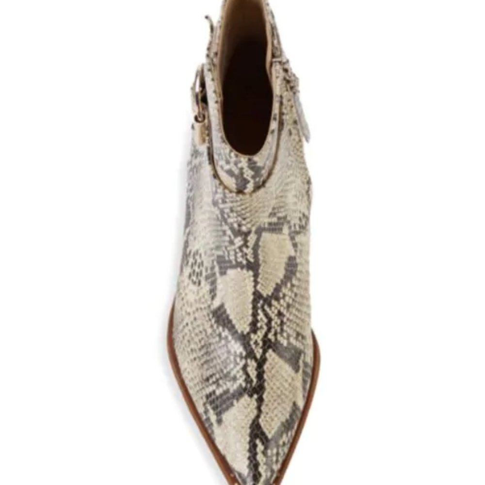 Sam Edelman Leonia Snakeskin Leather Boo… - Picture 8 of 10